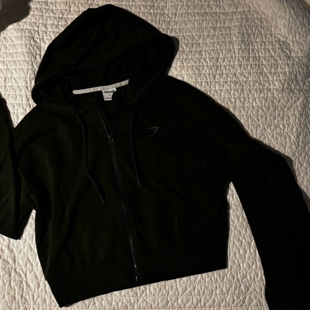 2 Gymshark Cropped Hoodies